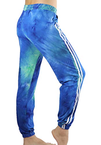 Biruil Women's Joggers Sweatpant Drawstring Running Workout Soft Pockets Lounge Track Pants (5 Pack Tie Dye Long) #TOP2