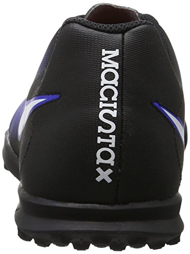 Nike Unisex-Kinder Magista X Ola II TF Fußballschuhe, Blau (Black/White/Paramount Blue/Hyper Orange)