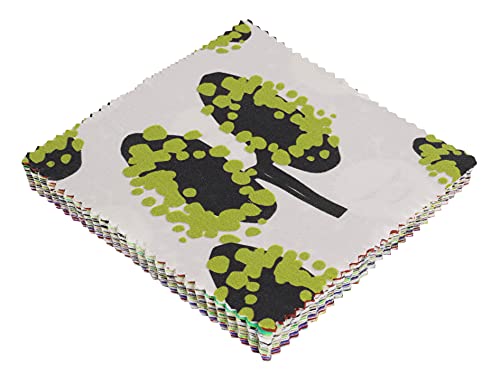 Tissu de coton de 5 pouces Soimoi pour patchwork et couture créative