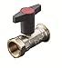 Produktbild Oventrop Pumpenkugelhahn Optibal P mit Sperrventil, Messing DN 32, Rp 1 1/4" x G 2"