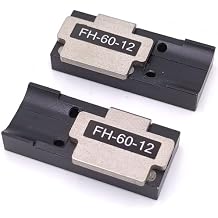 1 Pair 12 Core Ribbon Fusion Splicer FSM-70R FSM-60R FSM-50R Fiber Holder Sheath Clamps Fixlure Chucking Jigs FH-60-12