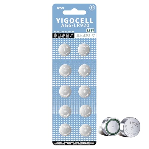 AG6 SR920SW 371 370 Pila de Botón para Reloj 10 Unidades