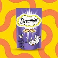 DREAMIES Katzensnacks - 6x60g - mit Ente - Traumhaft knusprige Katzen Leckerlies mit zarter Füllung – Ansicht 7
