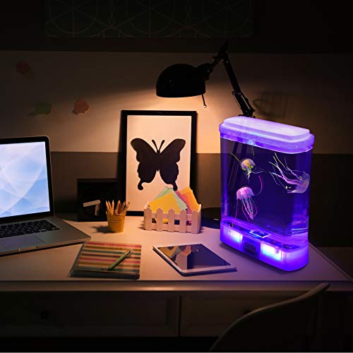 image for Playlearn USA - Illuminated Jellyfish Lamp - Color Changing Aquarium M