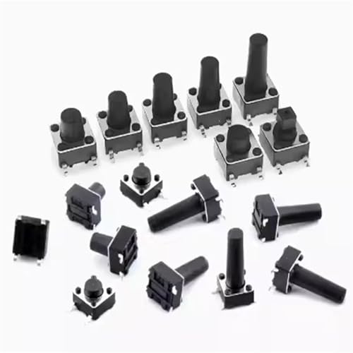 Interrupteur tactile 6x6x5 mm CMS 4 pins pour remplacer un bouton défectueux sur PCB lot de 50