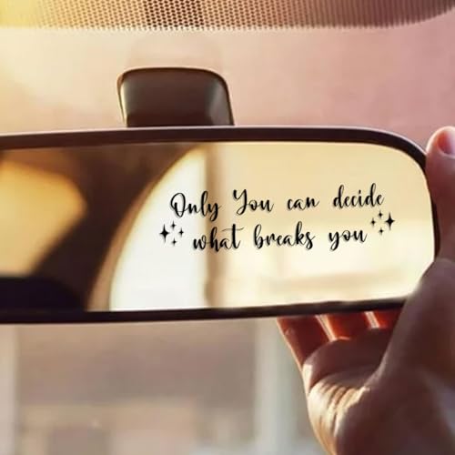 3 Pcs Only You Can Decide What Breaks You Sticker