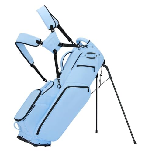TayorMade Golf Signature Stand Bag 5 Way Top Light Blue