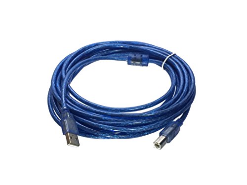 USB2.0 �P�[�u�� 5m Type A �i�I�X�j to Type B �i�I�X�j �W���R�l�N�^ �u���[