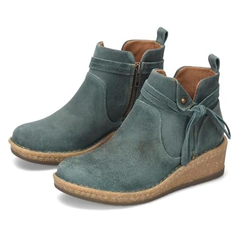Born Women's Vaughn Ankle Boot, Teal, 7 Cover