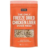 Natural Rapport Chicken Liver Dog Treats - The Only Freeze Dried Chicken Liver Dogs Need - Grain-Fre
