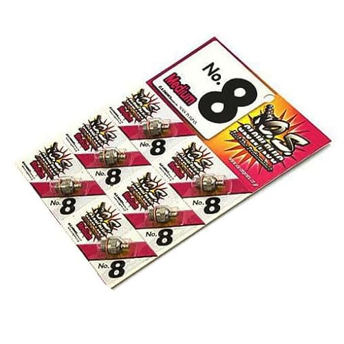 6Pcs OS #8 Spark Glow Plugs for Nitro RC Engines