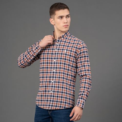 Image of Red Tape Men's Cotton Regular Fit Shirt