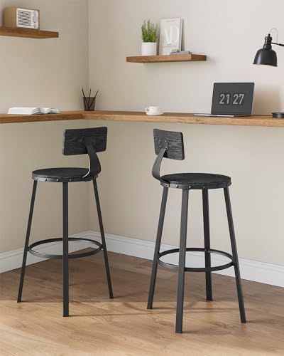 Vasagle ULBC026B56 Bar Stools Set Of 2, Bar Height Barstools thumb #3
