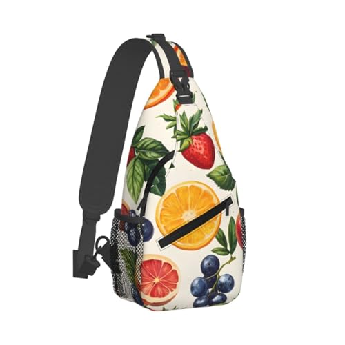 Bolso bandolera naranja para mujer y hombre liviano miniatura 2