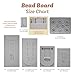 The Beadsmith Mini Bead Board - Grey Flocked, 4 Straight Channels, 5 Recessed Compartments, 7.75 x 11.25 inches, Design Boards for Creating Bracelets, Necklaces and Other Jewelry