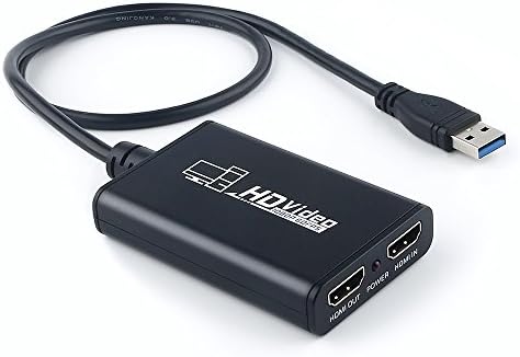 Amazon Co Jp Blupow 小型 Hdmiパススルー出力搭載 キャプチャーボード 1080p30hz Usb2 0対応 ビデオキャプチャー ゲーム実況生配信 画面共有 録画 ライブ会議用 Uvc Usb Video Class 規格準拠 Va576 パソコン 周辺機器
