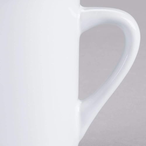 Miniatura 5 de Restaurant Value, borde estrecho de gres (taza de caldo de 7.25 onzas, blanco brillante)