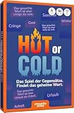 DYNAMITE GAMES Hot or Cold - Das Spiel der Gegensätze - Findet das geheime Code Wort - Seid Ihr auf Einer Wellenlänge? Kartenspiel für Erwachsene & Jugendliche - 2–16 Spieler – Ab 12 Jahren