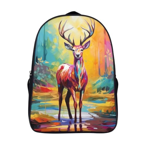 Mochila infantil de reno para guardería y colegio preescolar de 40cm