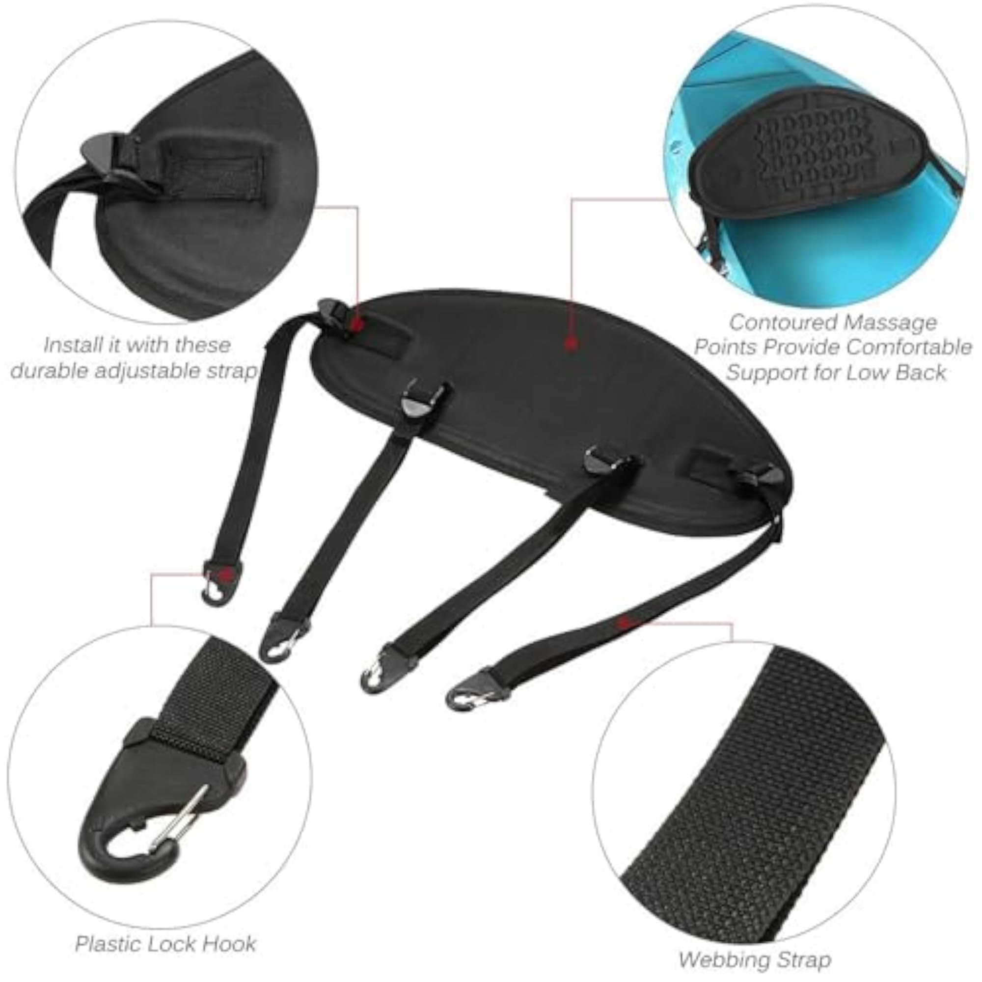 Kayak Back Cushion for Comfort