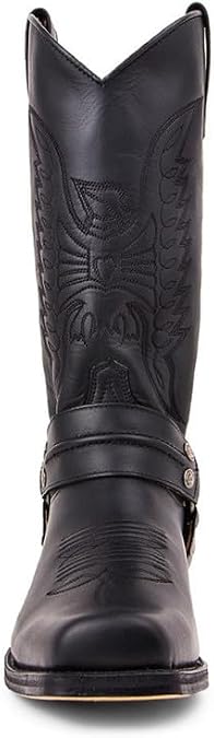 Men's traditional American flag casual British style thick sole wear-resistant thick heel suitable for spring and Fall high boots
