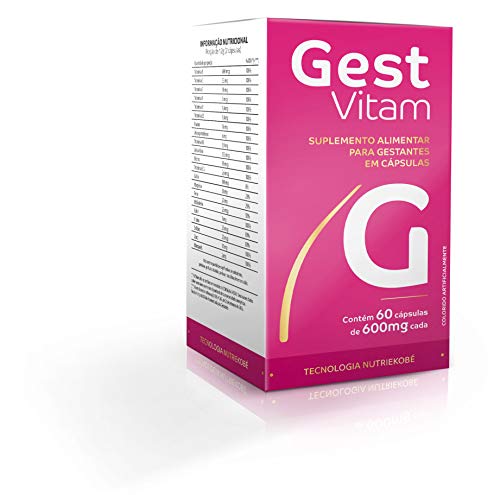 Ekobé GEST VITAM, Suplemento alimentar para Gestantes em cápsulas, 60 cápsulas