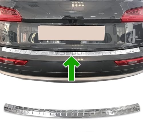 Avisa Protezione paraurti Posteriore in Acciaio Inox Nero Compatibile con Dacia Duster 2010-2013 & Facelift 2013-2017 'Strong Edition