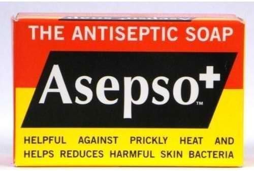Asepso+ the Antiseptic Soap, 2.8 Oz / 80 G (Pack of 8)
