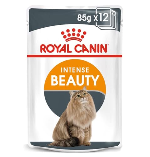 Royal Canin Intense Beauty Comida para Gatos - Paquete de 12 x 85 gr - Total: 1020 gr