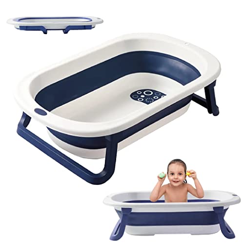 Bañera Plegable, Bañera bebe con Patas Antideslizante para bebe recien nacido, Bañeras para...