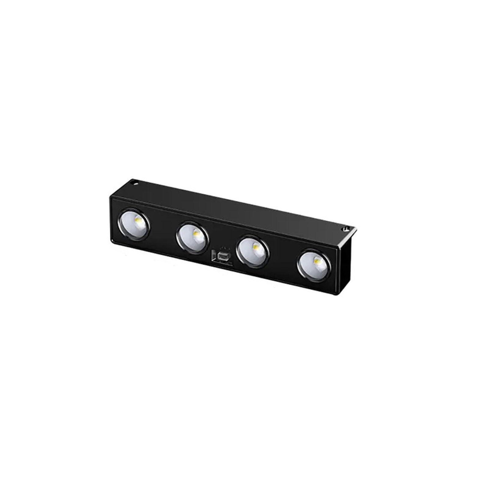 Iluminación de ambiente solar exterior con lámpara impermeable de 4 LED para patio 8