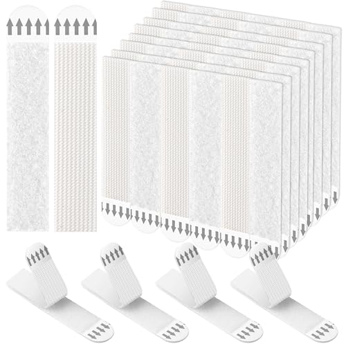 Picture Hanging Strips Heavy Duty, 24 Pairs (48 Strips) picture hanging strips, Use to Hang Picture...