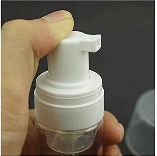 Miniatura 3 de 4 unids 2 oz 2.0fl oz BPA libre vacía recargable plástico transparente bomba espumante botellas prensa tarro dispensador contenedores