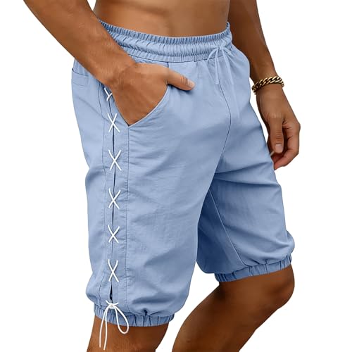 Short 3/4 décontracté pour homme en coton séchage rapide été - 6