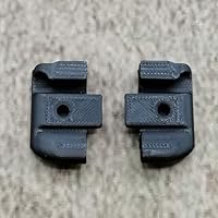 ULEIVA Ersatz Endkappen Set 2 Stck Schwarz kompatibel mit Kederleiste Zierleiste Endstück für Wohnwagen kompatibel mit Tabbert Dethleffs Hobby LMC TEC (Schwarz)