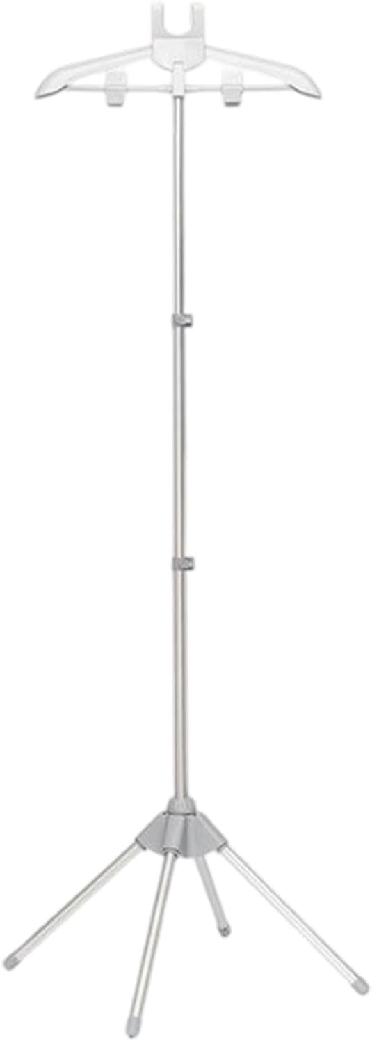 Steamer Stand - Adjustable Clothes Ironing Rack | Telescopic Garment Steamer Bracket For Travel, Laundry, Home, Bedroom, Closet, Apartment, Space-Saving, Easy To Assemble For Indoor Use