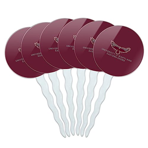 University of Maryland Eastern Shore Primary Logo Cupcake Picks Toppers