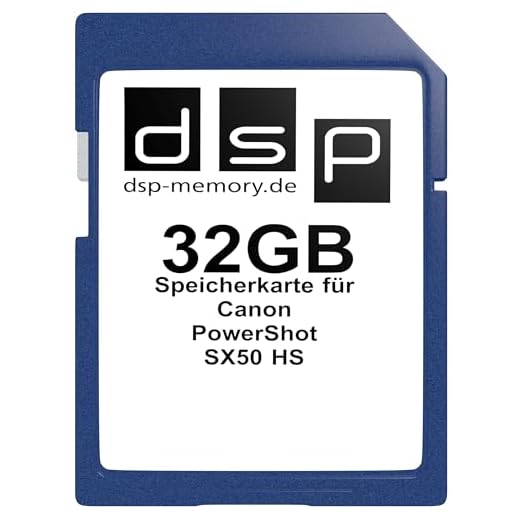 32 GB minneskort för Canon PowerShot SX50 HS