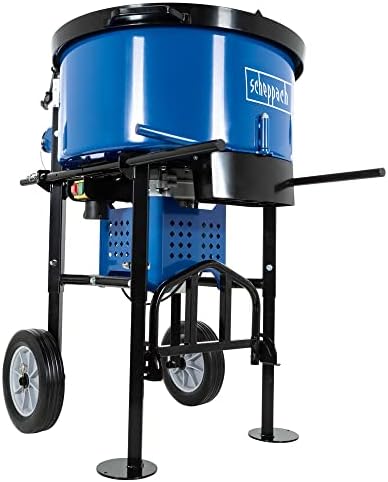 Bild 1 - Scheppach CCM130 Betonmischer (Tellerzwangsmischer zum anrühren von Mörtel und Zement, 1600 Watt Motor für eine Mischleistung von bis zu 100 Litern) 5908409901