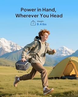 BLUETTI Solar Generator Elite 30 V2 with 60W Solar Panel (Ships Separately), 288Wh LiFePO4 Portable Power Station, 600W AC Outlets (1500W Power Lifting), for Camping, Home Use, Emergency