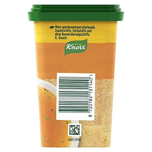 Knorr Hühner Kraftbouillon, Bouillon mit natürlichen Zutaten und kräftigem Geschmack 264 g