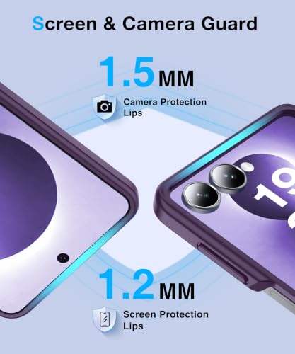 Image of NO.1 Magnetic for Samsung Galaxy Z Flip 8 Case with MagSafe | [Military Grade Drop Tested][Translucent Matte][Anti-Fingerprint] Soft Silicone Bumper for Samsung Flip 8 Case Slim,Purple