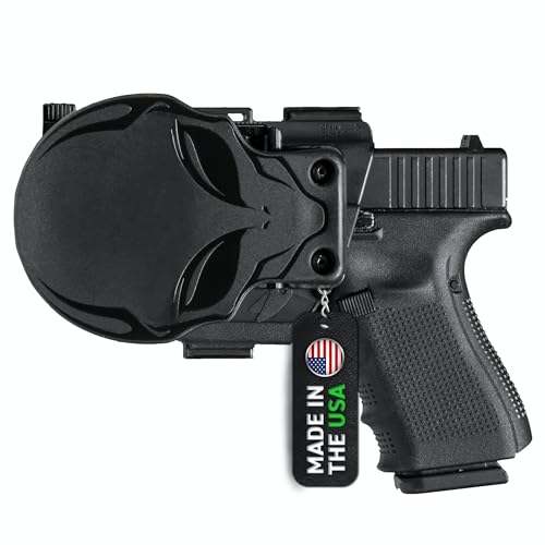 Alien Gear OWB Holster - Custom Molded Paddle Holster - Left Hand - Adjustable Cant and Retention Comfort - Seamless Integration with Shapeshift Line for Versatile Carry Options - Black