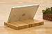 AuroTrends Desktop Stand for iPad: Portable Bamboo Tablet iPad Holder- Minimalism Style Tablets Cradle Universal Holder Stand Compatible with All iPad and Samsung Galaxy Tab(Pad)