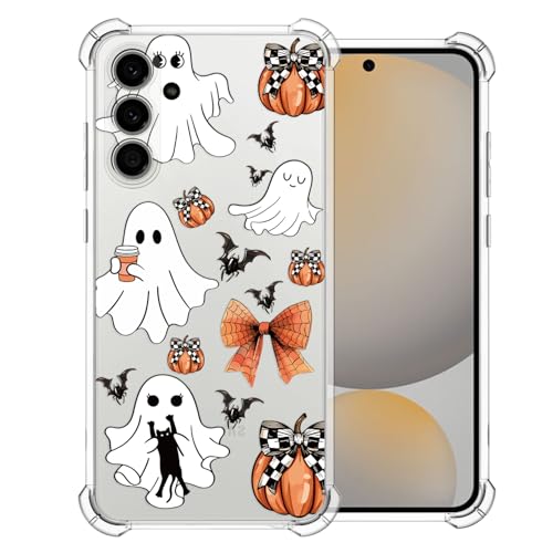 Coque Samsung S24 FE motif citrouille pour style Halloween des ados