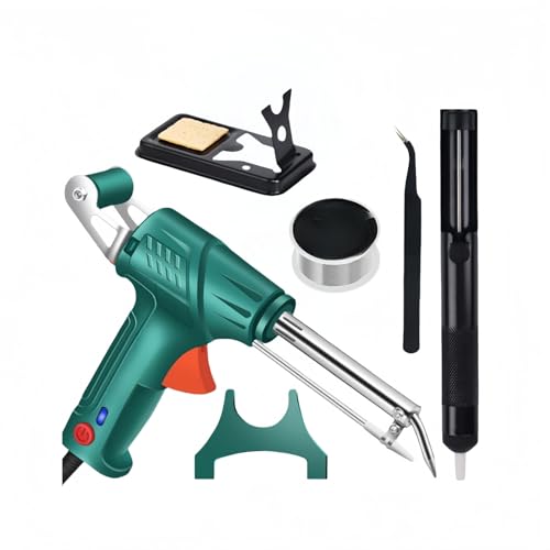 �������M�����[�U�[�n�ڃc�[���E�����p�n�ڃK���E���@�\�͂񂾂��ăZ�b�g�bABS�{�����f�ށE�o��60W�E���x�͈�480°C�E�����a0.5?1.2mm�Ή��b�Y�Ɨp����ƒ�DIY�܂Ŏg����y�ʃ{�f�B (External Heat-Green)