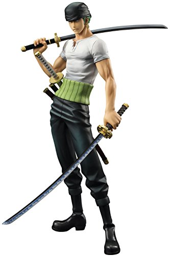 Megahouse One Piece Portrait of Pirates: Limited Edition Roronoa Zoro 10th Anniversary 1:8 Scale PVC Figure