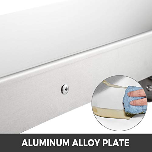 Happybuy Concession Shelf 48L X 12W Inch Stainless Steel Drop Down Folding Serving Food Shelf Stand Serving For Concession Trailer Serving Window #TOP2