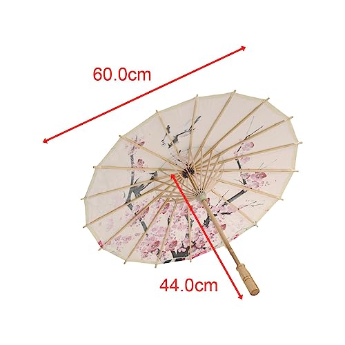 Dynwave -chuva de papel oleado de estilo chinês arte -chuva de dança adereços fotográficos -sol de p