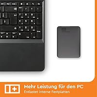 Western Digital Elements Portable externe Festplatte 5 TB (mobiler Speicher, USB 3.0-Schnittstelle, Plug-and-Play, für Windows formatiert) Schwarz – Ansicht 6
